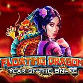 Floating Dragon Year of the Snake slot icon by Pragmatic Play, available at SpinDog Casino