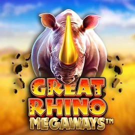 Great Rhino Megaways logo by Pragmatic Play at SpinDog Casino