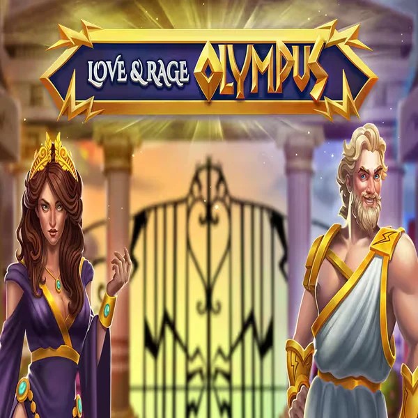 Slots logo of Love and Rage Olympus from Greentube at SpinDog Casino
