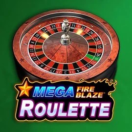 Mega Fire Blaze Roulette logo by Playtech at SpinDog Casino