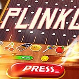 Plinko logo by BGAMING at SpinDog CasinoPlinko