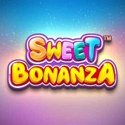 Sweet Bonanza slot icon by Pragmatic Play, available at SpinDog Casino